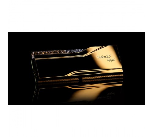 Модуль пам`ятi DDR5 2x32GB/6000 G.Skill Trident Z5 Royal Gold (F5-6000J2836G32GX2-TR5G)