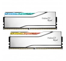 Модуль пам`ятi DDR5 2x32GB/6000 G.Skill Trident Z5 Royal Silver (F5-6000J2836G32GX2-TR5S)
