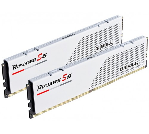 Модуль пам`ятi DDR5 2x16GB/6000 G.Skill Ripjaws S5 White (F5-6000J3040F16GX2-RS5W)