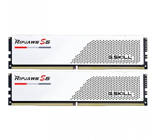 Модуль пам`ятi DDR5 2x16GB/6000 G.Skill Ripjaws S5 White (F5-6000J3040F16GX2-RS5W)