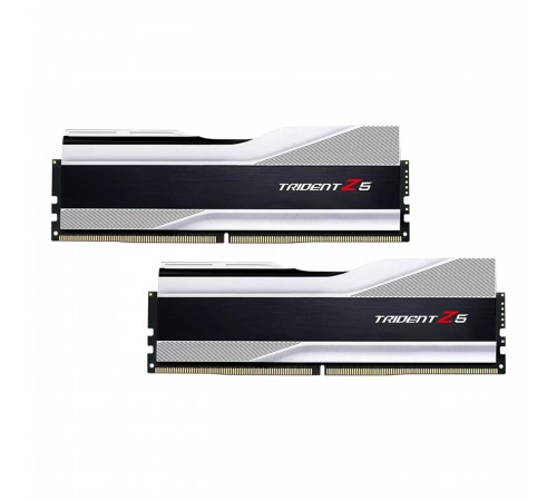 Модуль пам`ятi DDR5 2x16GB/6000 G.Skill Trident Z5 Silver (F5-6000J3040F16GX2-TZ5S)