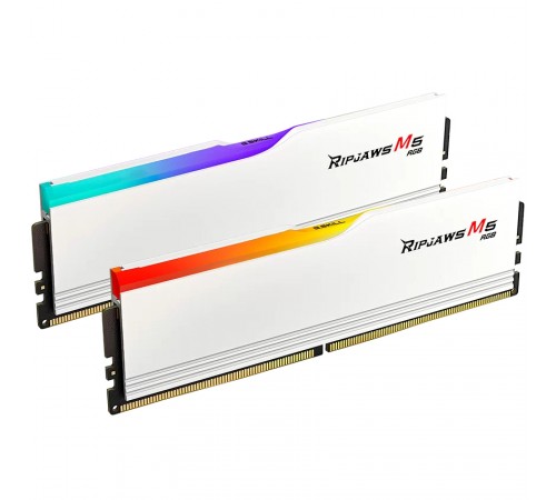 Модуль пам`ятi DDR5 2x32GB/6000 G.Skill Ripjaws M5 RGB White (F5-6000J3040G32GX2-RM5RW)