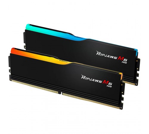 Модуль пам`ятi DDR5 2x16GB/6000 G.Skill Ripjaws M5 RGB Black (F5-6000J3238F16GX2-RM5RK)