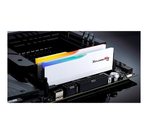 Модуль пам`ятi DDR5 2x16GB/6000 G.Skill Ripjaws M5 RGB White (F5-6000J3238F16GX2-RM5RW)