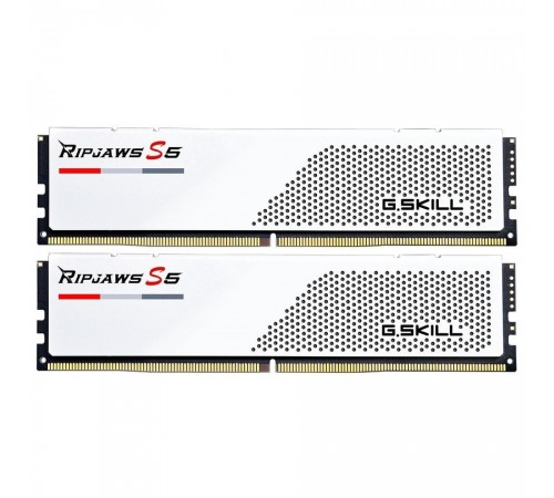 Модуль пам`ятi DDR5 2x16GB/6000 G.Skill Ripjaws S5 White (F5-6000J3238F16GX2-RS5W)