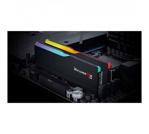 Модуль пам`ятi DDR5 2x32GB/6000 G.Skill Ripjaws M5 RGB Black (F5-6000J3238G32GX2-RM5RK)