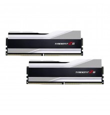 Модуль пам`ятi DDR5 2x32GB/6000 G.Skill Trident Z5 Silver (F5-6000J3238G32GX2-TZ5S)