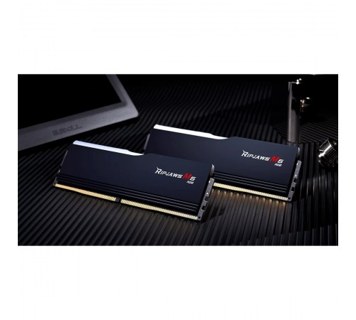 Модуль пам`ятi DDR5 2x32GB/6400 G.Skill Ripjaws M5 RGB Black (F5-6400J3239G32GX2-RM5RK)
