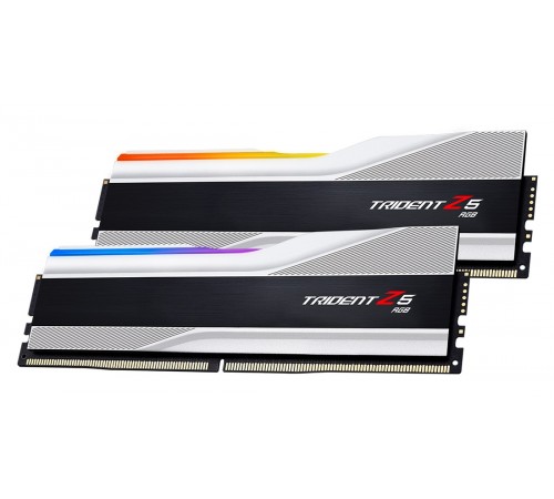 Модуль пам`ятi DDR5 2x32GB/6400 G.Skill Trident Z5 RGB Silver (F5-6400J3239G32GX2-TZ5RS)