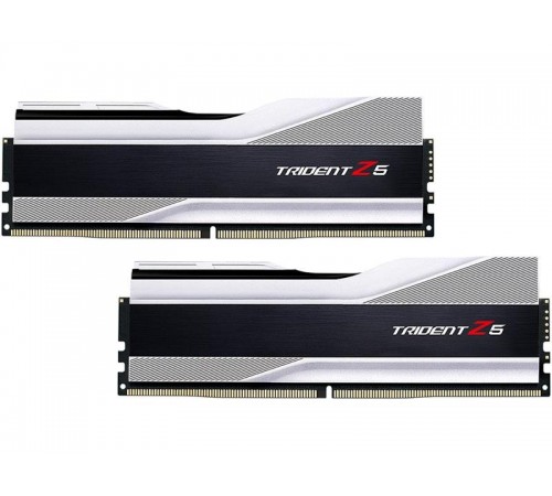 Модуль пам`ятi DDR5 2x32GB/6400 G.Skill Trident Z5 RGB Silver (F5-6400J3239G32GX2-TZ5RS)