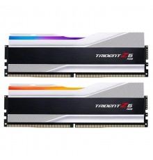 Модуль пам`ятi DDR5 2x32GB/6400 G.Skill Trident Z5 RGB Silver (F5-6400J3239G32GX2-TZ5RS)