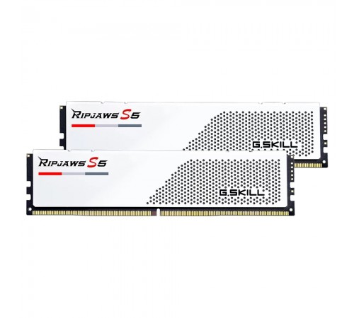 Модуль пам`ятi DDR5 2x16GB/6400 G.Skill Ripjaws S5 White (F5-6400J3648F16GX2-RS5W)