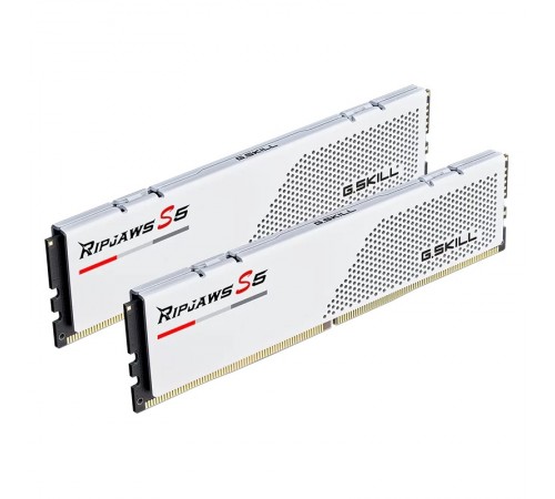 Модуль пам`ятi DDR5 2x16GB/6400 G.Skill Ripjaws S5 White (F5-6400J3648F16GX2-RS5W)