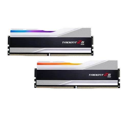Модуль пам`ятi DDR5 2x16GB/6800 G.Skill Trident Z5 RGB Silver (F5-6800J3445G16GX2-TZ5RS)