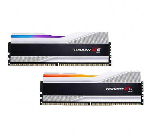 Модуль пам`ятi DDR5 2x16GB/7200 G.Skill Trident Z5 RGB Silver (F5-7200J3445G16GX2-TZ5RS)