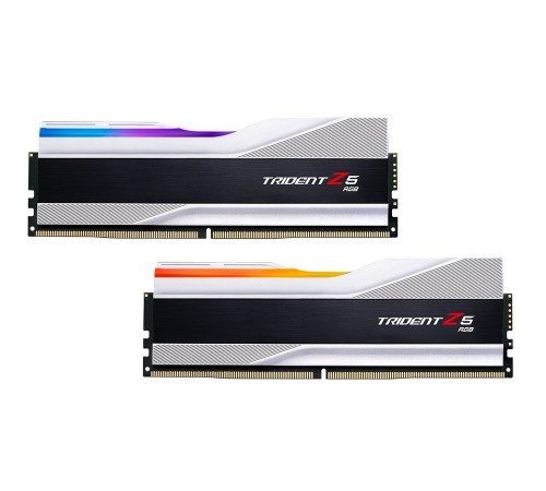 Модуль пам`ятi DDR5 2x16GB/8000 G.Skill Trident Z5 RGB Silver (F5-8000J3848H16GX2-TZ5RS)