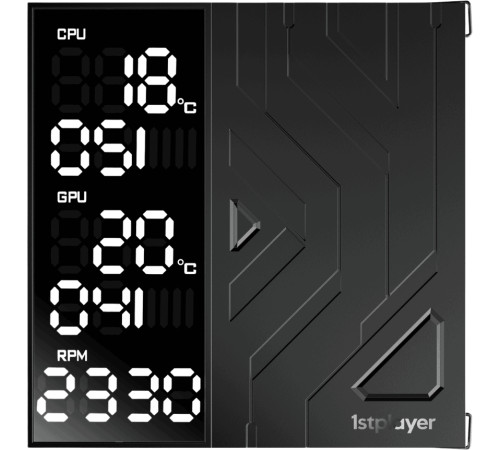 Кулер процесорний 1stPlayer FB12DS-7 Black