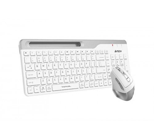 Комплект (клавіатура, миша) бездротовий A4Tech FB2535C Icy White