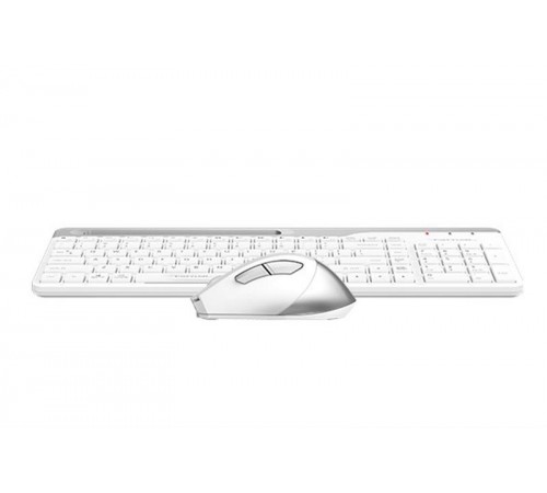 Комплект (клавіатура, миша) бездротовий A4Tech FB2535C Icy White