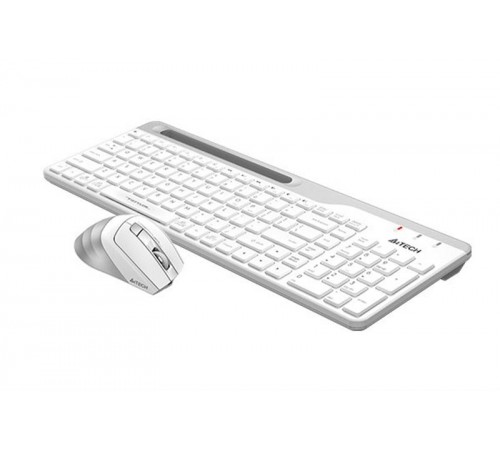 Комплект (клавіатура, миша) бездротовий A4Tech FB2535C Icy White