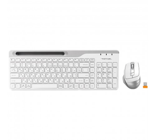 Комплект (клавіатура, миша) бездротовий A4Tech FB2535C Icy White