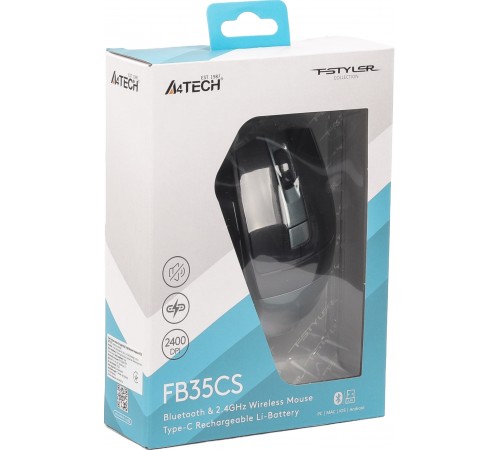 Миша бездротова A4Tech Fstyler FB35CS Midnight Green