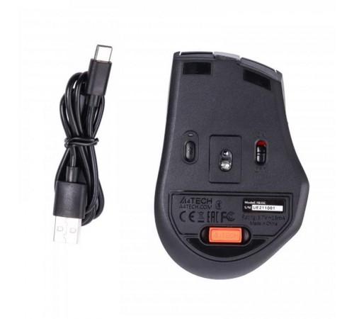 Миша бездротова A4Tech Fstyler FB35C Smoky Grey USB
