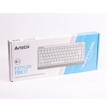 Клавіатура A4Tech FBK11 White USB