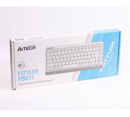 Клавіатура A4Tech FBK11 White USB