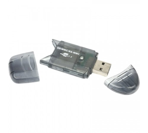 Кардрідер USB2.0 Gembird FD2-SD-1 Gray