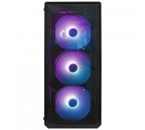 Корпус 1stPlayer FD3-BK-4F7 Black без БЖ