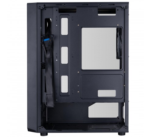 Корпус 1stPlayer FD3-M-BK-4F7 Black без БЖ