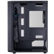Корпус 1stPlayer FD3-M-BK-4F7 Black без БЖ