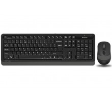 Комплект (клавіатура, миша) бездротовий A4Tech FG1010S Black/Grey