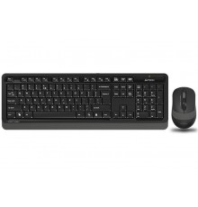 Комплект (клавіатура, миша) бездротовий A4Tech FG1010S Black/Grey