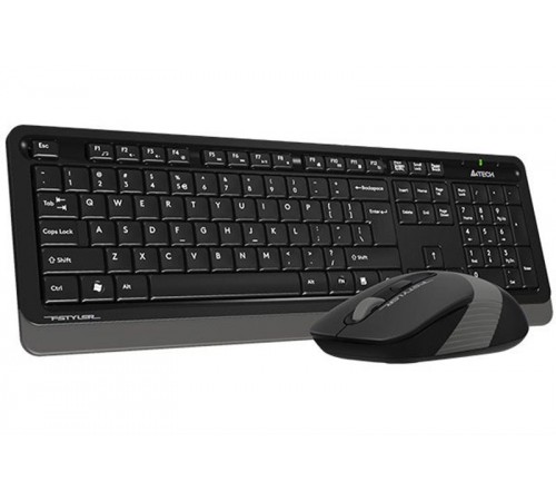 Комплект (клавіатура, миша) бездротовий A4Tech FG1010 Black/Grey