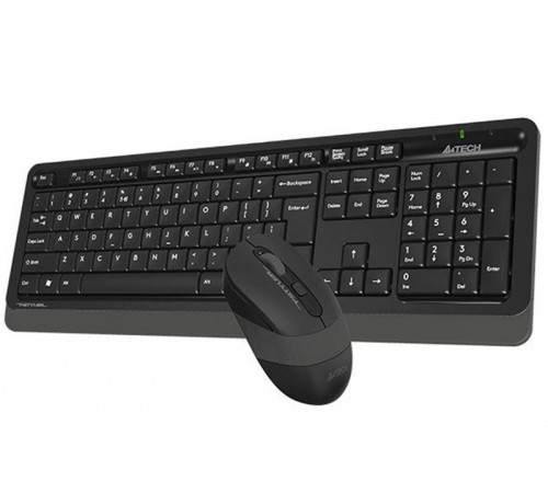 Комплект (клавіатура, миша) бездротовий A4Tech FG1010 Black/Grey
