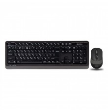 Комплект (клавіатура, миша) бездротовий A4Tech FG1010 Black/Grey