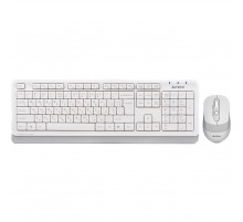 Комплект (клавіатура, миша) бездротовий A4Tech Fstyler FG1010 White
