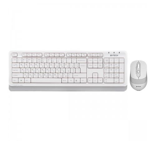Комплект (клавіатура, миша) бездротовий A4Tech Fstyler FG1010 White