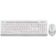 Комплект (клавіатура, миша) бездротовий A4Tech Fstyler FG1010 White