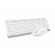 Комплект (клавіатура, миша) бездротовий A4Tech FG1012 White