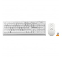 Комплект (клавіатура, миша) бездротовий A4Tech FG1012 White
