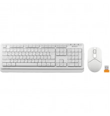 Комплект (клавіатура, миша) бездротовий A4Tech FG1012 White