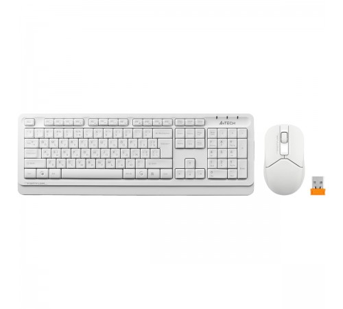 Комплект (клавіатура, миша) бездротовий A4Tech FG1012 White