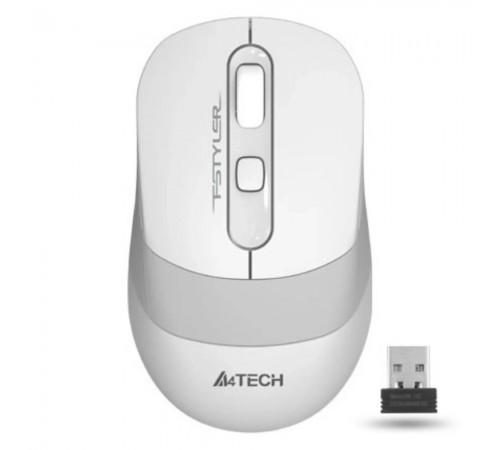 Миша бездротова A4Tech FG10 White USB