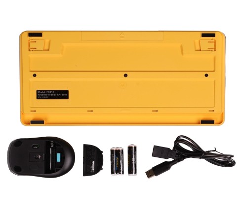 Комплект (клавіатура, миша) бездротовий A4Tech FG1110 Bumblebee USB