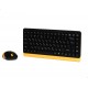 Комплект (клавіатура, миша) бездротовий A4Tech FG1110 Bumblebee USB