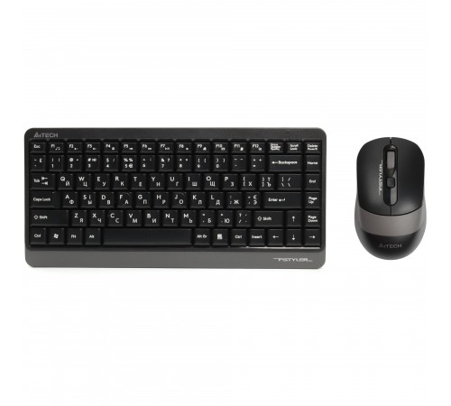 Комплект (клавіатура, миша) бездротовий A4Tech FG1110 Grey