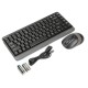 Комплект (клавіатура, миша) бездротовий A4Tech FG1110 Grey